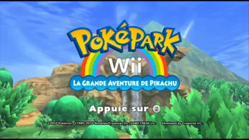 PokePark Wii- Pikachus Adventure screen shot title